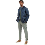 Barbour Mens Ashby Quilted Coat Medium Navy Blue