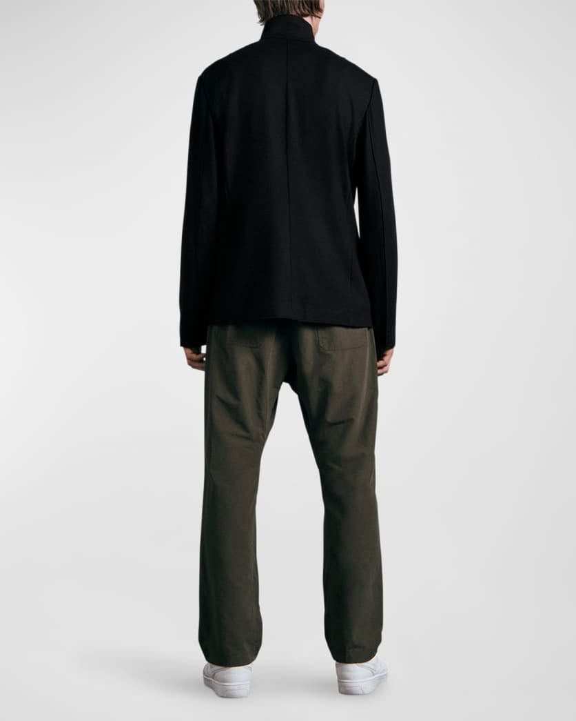 Rag & Bone Men's Prospect Knit Blazer Coat Size Medium Black Wool