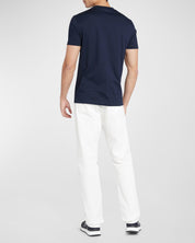 Versace Men's Medusa Logo T Shirt Small Navy Blue