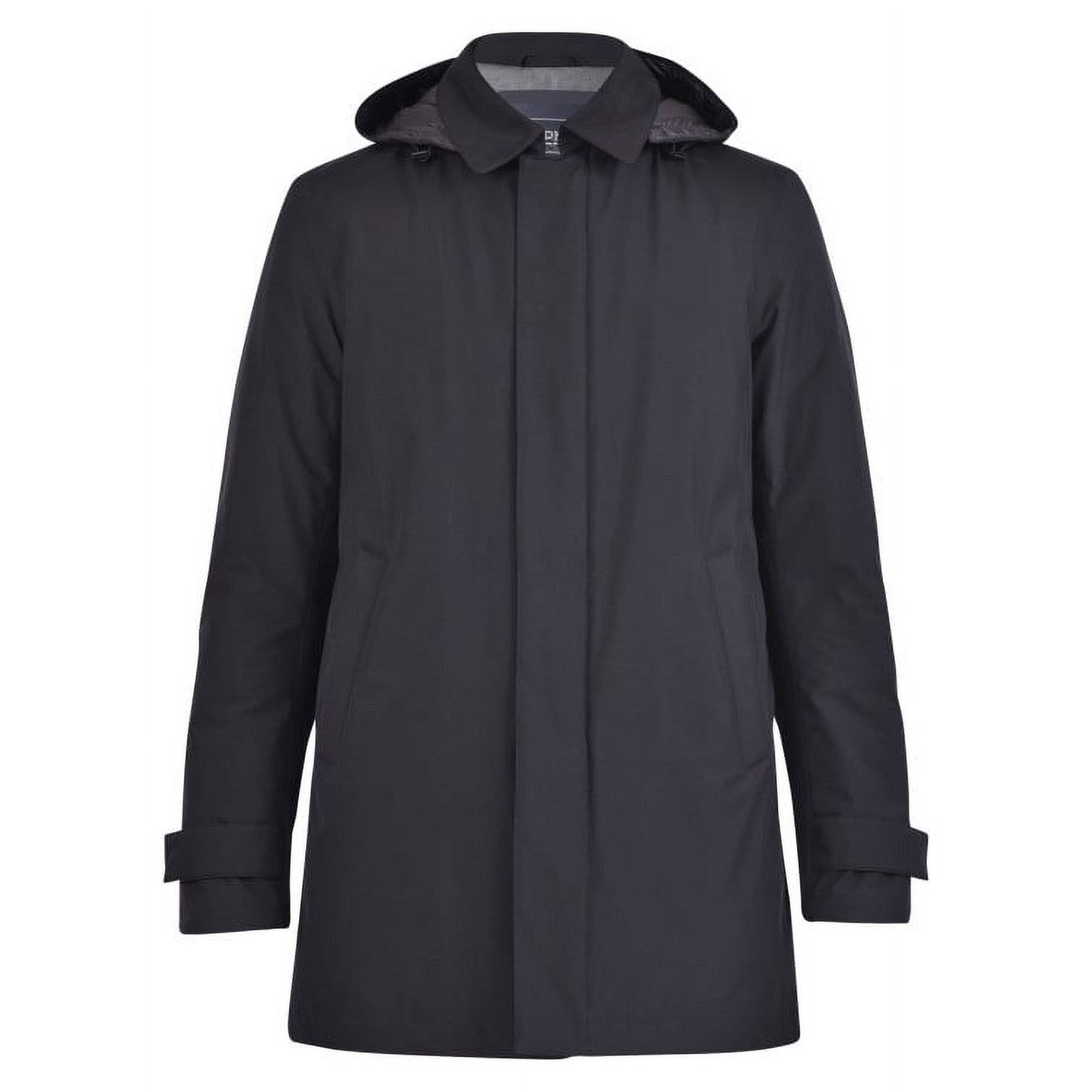 Herno Laminar Mens Goretex City Trench Coat Size EU 52 US 42 Black