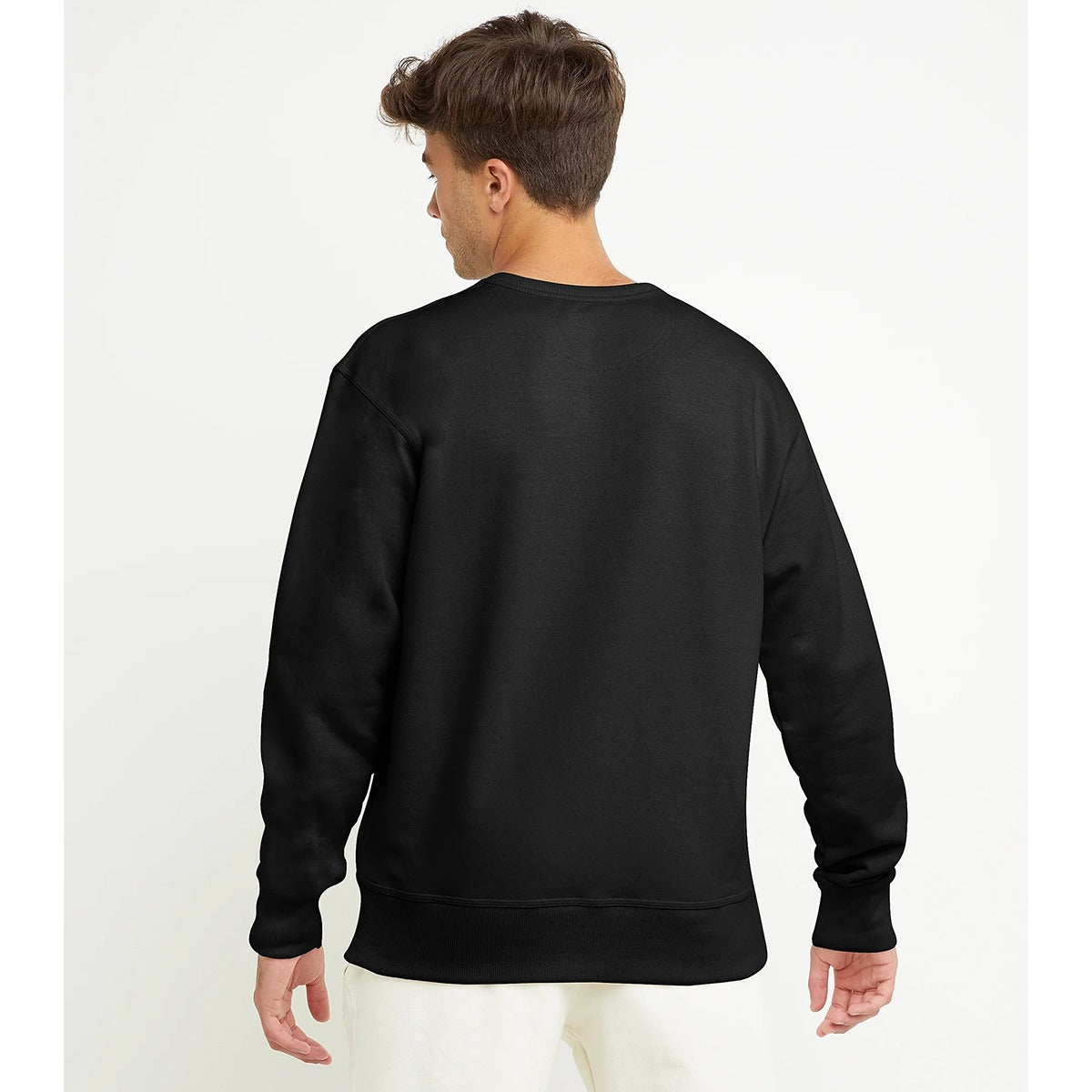 Champion Powerblend Crewneck Black Small Men's Sweatshirt