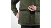 Fjallraven Mens Greenland Coat Water Resistant Jacket Green Grey Small