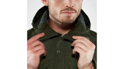Fjallraven Mens Greenland Coat Water Resistant Jacket Green Grey Small