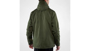Fjallraven Mens Greenland Coat Water Resistant Jacket Green Grey Small