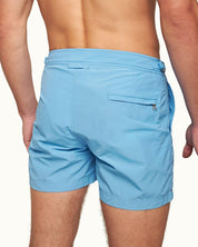 Orlebar Brown Mens Setter Riviera Shorter-Length Swim Shorts Size 30 Light Blue