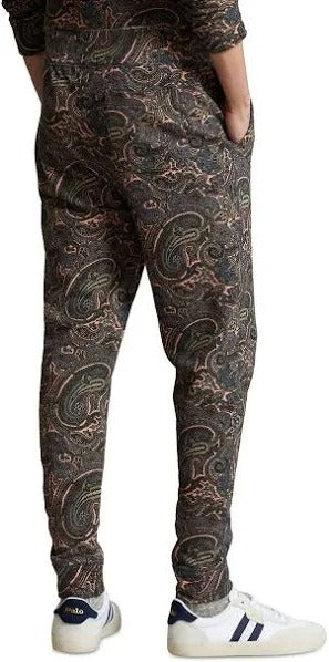 Polo Ralph Lauren Men's Paisley Fleece Jogger Pants  St Andrews  M