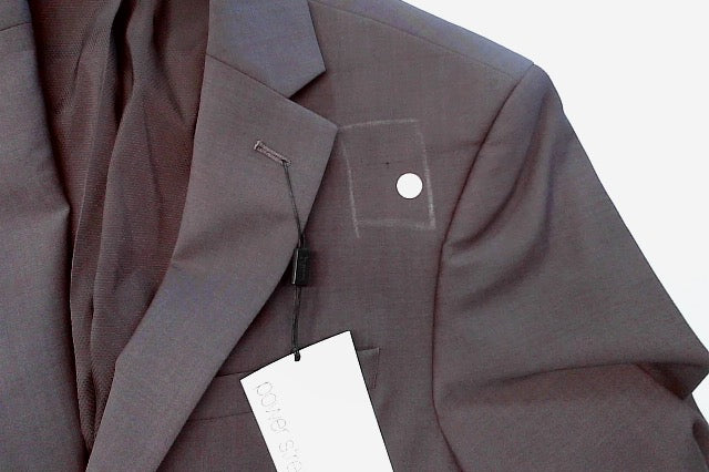 Bar III Mens Slim-Fit Wool-Blend Suit Plum 38S