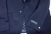 Tommy Hilfiger Mens Modern fit Sport Coat Blazer 44 S Navy Blue Solid Stretch