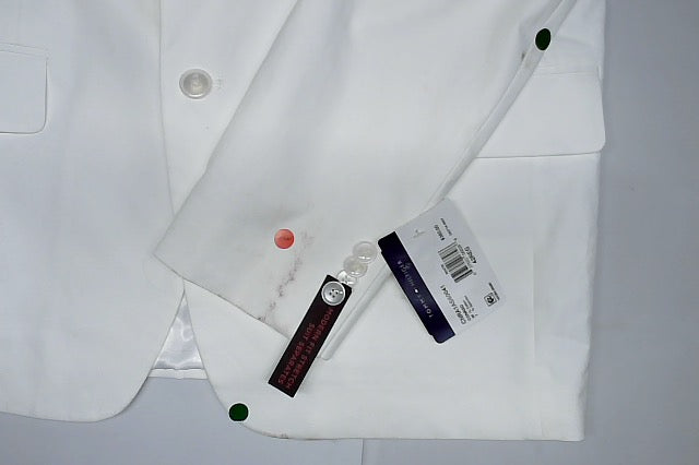 Tommy Hilfiger Mens Modern fit Sport Coat Blazer 42 R White Solid Stretch