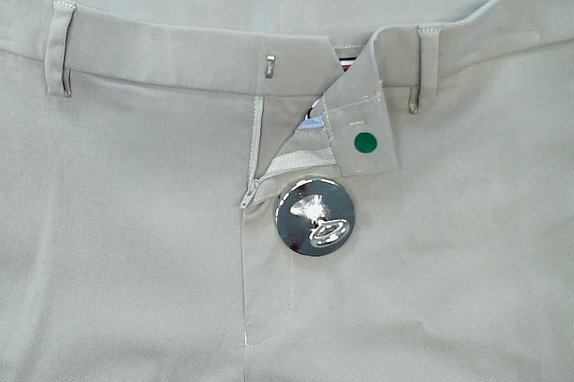 Tommy Hilfiger Mens Modern fit Dress Pants 38 / 29 Beige Solid Stretch