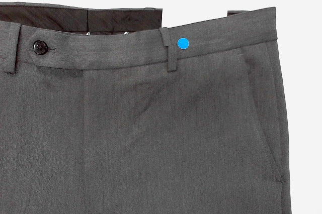 Nautica Mens  fit Dress Pants 34 / 32 Charcoal Grey Solid Stretch