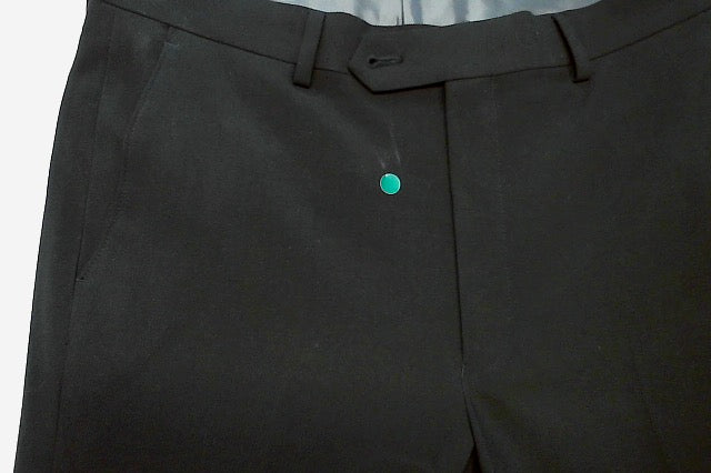 Calvin Klein Mens Skinny fit Dress Pants 32 / 32 Black Solid Stretch
