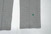 Kenneth Cole Mens Slim fit Dress Pants 29 / 32 Light Grey Plaid Stretch