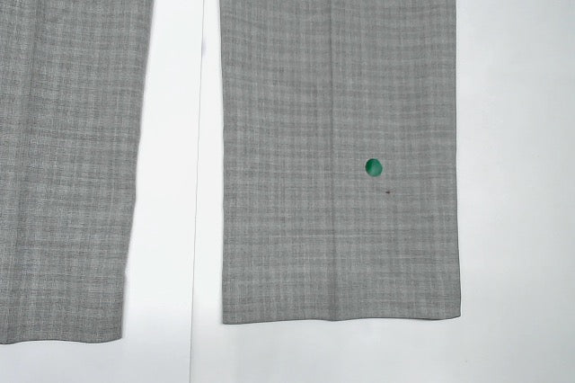 Kenneth Cole Mens Slim fit Dress Pants 29 / 32 Light Grey Plaid Stretch