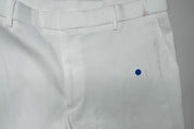 Tommy Hilfiger Mens Modern fit Dress Pants 36 / 32 White Solid Stretch