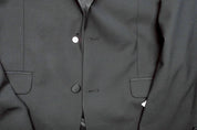Bar Iii Mens Slim fit Tuxedo Jacket Blazer 40 R Black Solid Stretch Wool