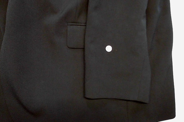 Tallia Mens Classic fit Suit Jacket Blazer 50 R Black Solid Stretch