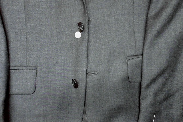 Michael Kors Mens Classic fit Sport Coat Blazer 38 R Grey Solid Stretch Wool