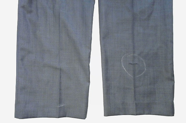Michael Kors Mens Classic fit Dress Pants 40 / 30 Blue Solid Stretch Wool
