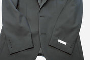 Bar Iii Mens Slim fit Tuxedo Jacket Blazer 38 S Black Solid Stretch Wool