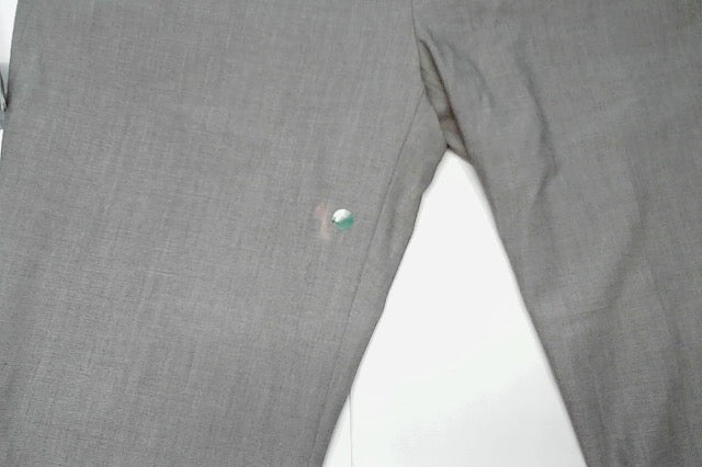 Nautica Mens Modern fit 2 Piece Suit 40 S / 34 Waist Light Grey Solid Stretch
