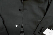 Bar Iii Mens Slim fit Tuxedo Jacket Blazer 44 R Black Solid Stretch Wool