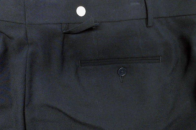 Calvin Klein Mens Slim fit Dress Pants 40 / 32 Black Solid Stretch