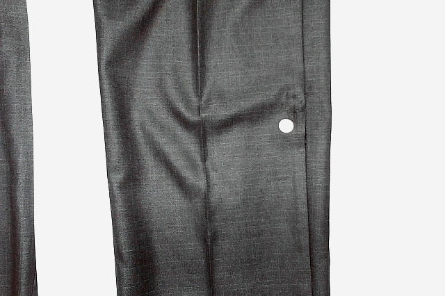 Kenneth Cole Mens Slim fit Dress Pants 36 / 30 Gun Metal Grey Solid Stretch