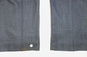 Perry Ellis Mens Modern fit Dress Pants 36 / 30 Navy Blue Check Stretch