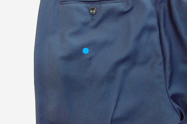 Calvin Klein Mens Slim fit Dress Pants 36 / 32 Navy Blue Solid Stretch