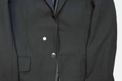 Michael Kors Mens Classic fit Sport Coat Blazer 40 R Black Solid Stretch
