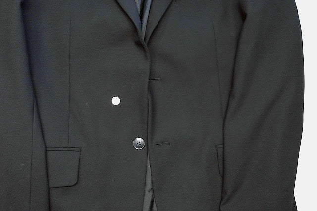 Michael Kors Mens Classic fit Sport Coat Blazer 40 R Black Solid Stretch