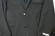Bar Iii Mens Slim fit Tuxedo Jacket Blazer 42 L Black Solid Stretch