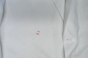 Bar Iii Mens Slim fit Suit Jacket Blazer 44 R White Solid Stretch