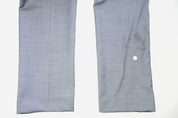 Calvin Klein Mens Skinny fit Dress Pants 30 / 30 Powder Blue Solid Stretch