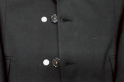 Calvin Klein Mens Slim fit Suit Jacket Blazer 42 R Black Solid Stretch