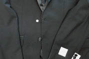 Calvin Klein Mens Slim fit Tuxedo Jacket Blazer 40 S Black Solid Stretch