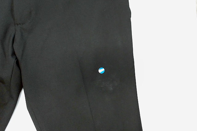 Kenneth Cole Mens ExtraSlim fit Dress Pants 34 / 29 Black Solid Stretch