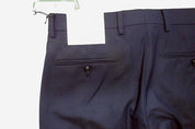 Alfani Mens Slim fit Dress Pants 30 / 30 Navy Blue Solid Stretch