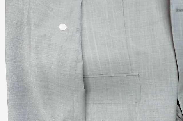 Calvin Klein Mens Slim fit Suit Jacket Blazer 42 S Light Grey Solid Stretch