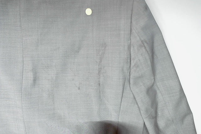 Calvin Klein Mens Slim fit Suit Jacket Blazer 42 S Light Grey Solid Stretch
