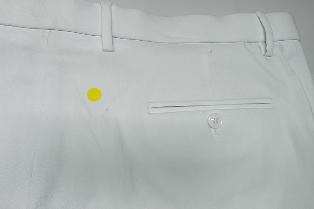 Tommy Hilfiger Mens Modern fit Dress Pants 38 / 30 White Solid Stretch