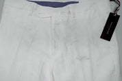 Tommy Hilfiger Mens Modern fit Dress Pants 32 / 32 White Solid Stretch