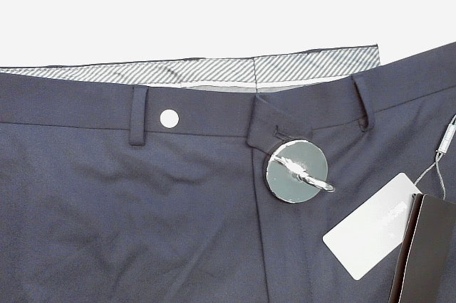 Michael Kors Mens Classic fit Dress Pants 36 / 29 Navy Blue Solid Stretch