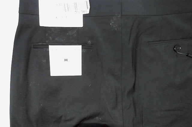 Calvin Klein Mens Slim fit Dress Pants 34 / 34 Black Solid Stretch