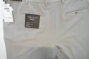 Perry Ellis Mens Modern fit Dress Pants 40 / 32 Beige Solid Stretch