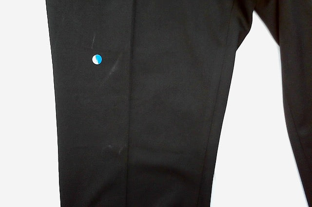 Kenneth Cole Mens Slim fit Dress Pants 32 / 29 Black Solid Stretch