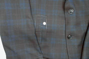 Tommy Hilfiger Mens Modern fit Sport Coat Blazer 48 R Burgundy Red Check