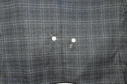 Tom Baine Mens Slim fit Sport Coat Blazer 44 R Dark Grey Plaid Stretch