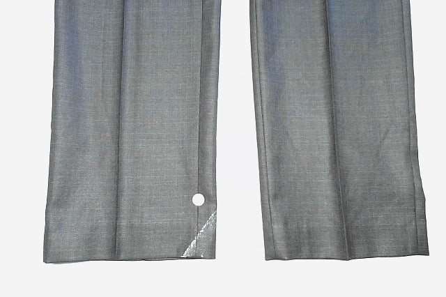 Kenneth Cole Mens Slim fit Dress Pants 34 / 34 Gun Metal Grey Solid Stretch